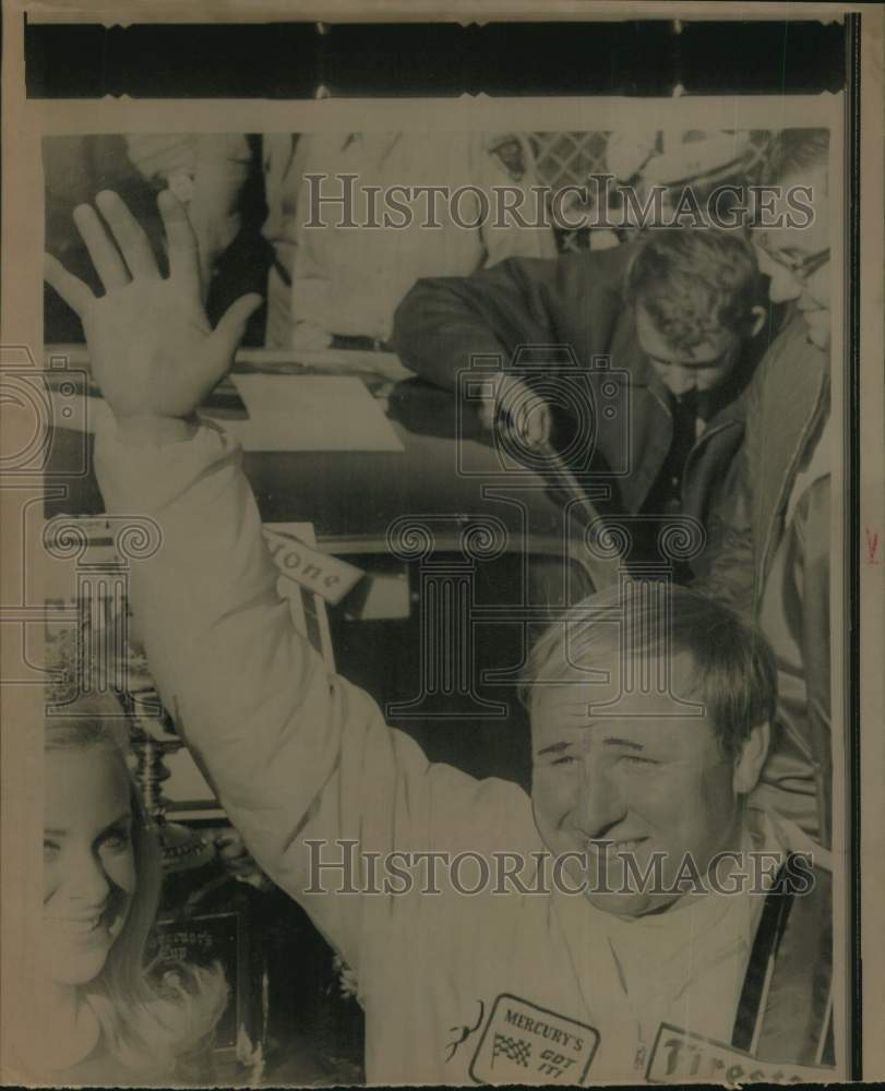 1968 Press Photo Cale Yarborough, Daytona International Speedway, Daytona 500- Historic Images