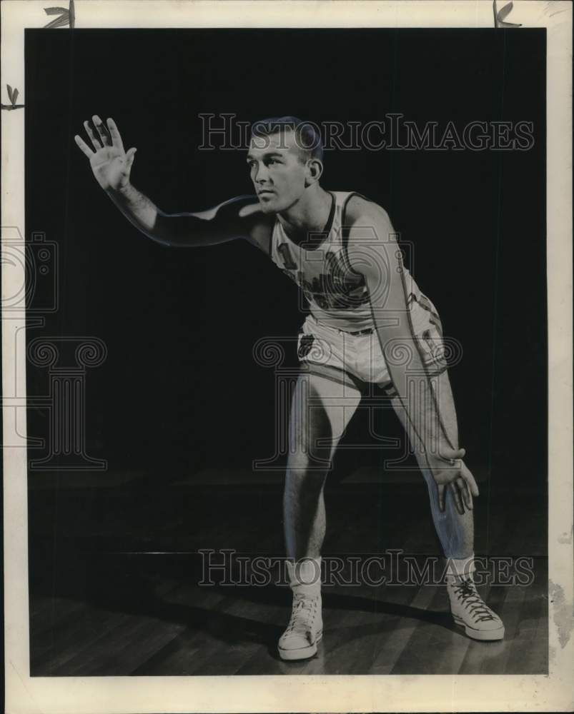 1959 Press Photo Jewell McDowell, Phillip&#39;s 66ers Basketball Player - hpx01737- Historic Images