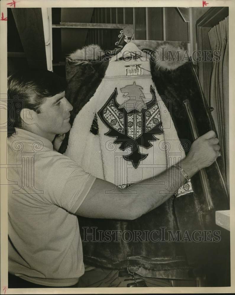 1966 Press Photo Bob McLeod, Houston Oilers Football - hpx01776- Historic Images