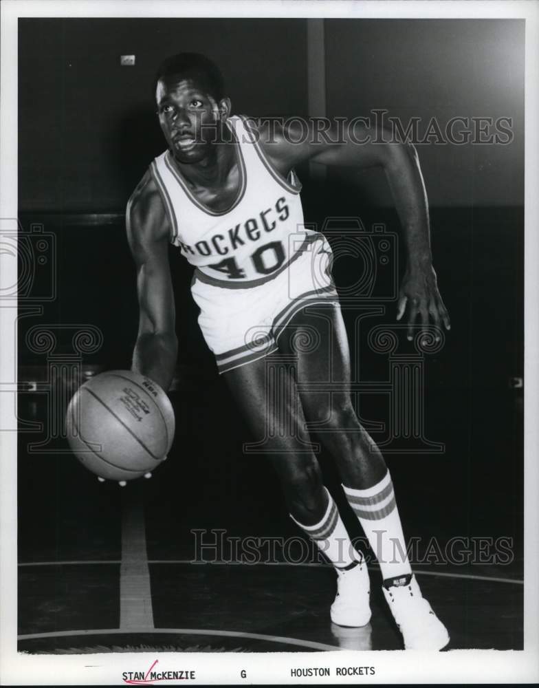 1973 Press Photo Stan McKenzie, Houston Rockets Basketball Guard - hpx01791- Historic Images