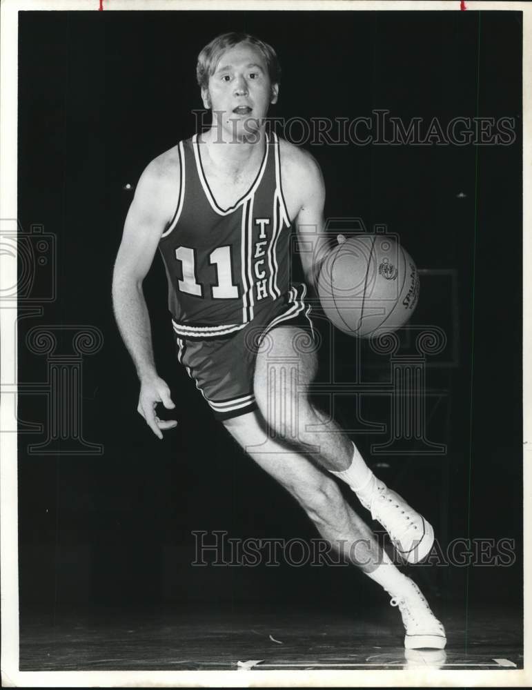 1971 Press Photo Steve Williams, Tech Basketball Player - hpx01859- Historic Images