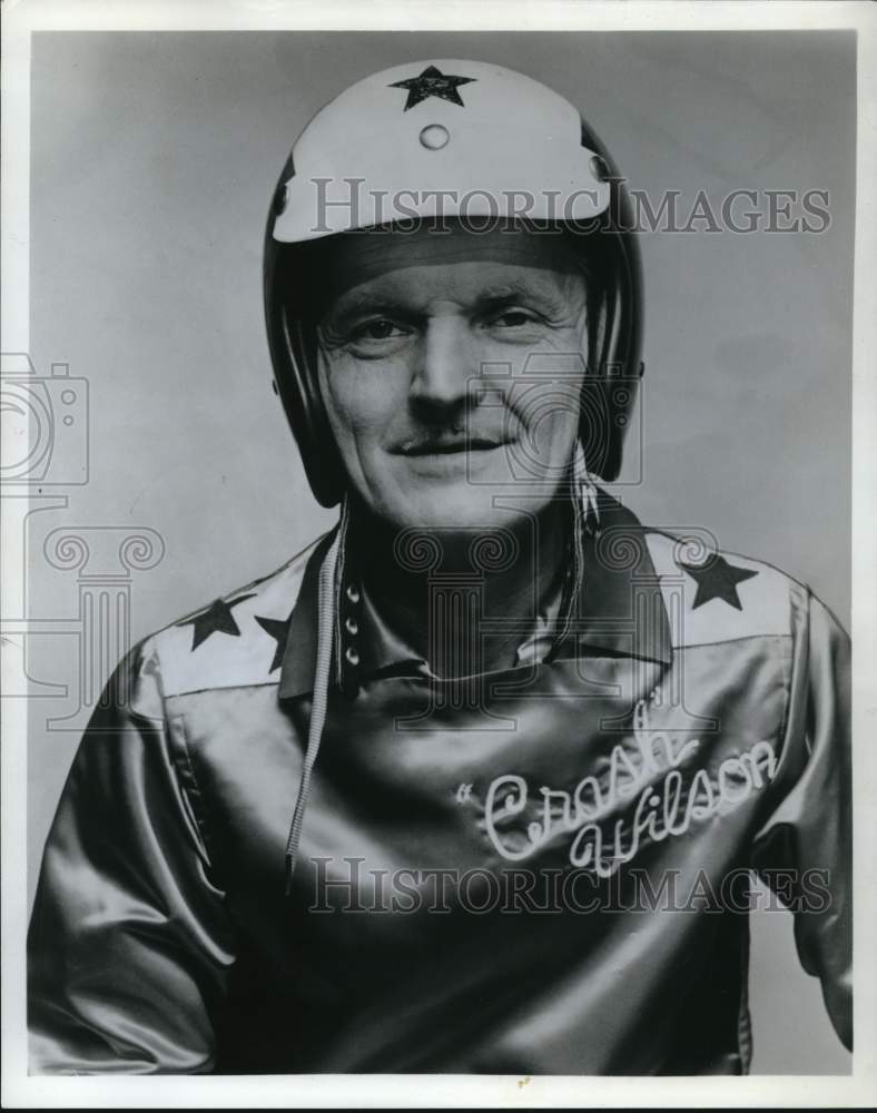 1967 Press Photo Crash Wilson, Race Car Driver - hpx01893- Historic Images