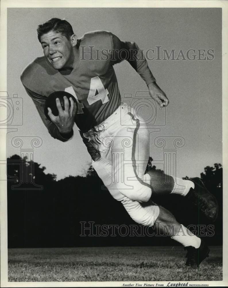 1958 Press Photo Delano Womack, Texas Football Player - hpx01975- Historic Images