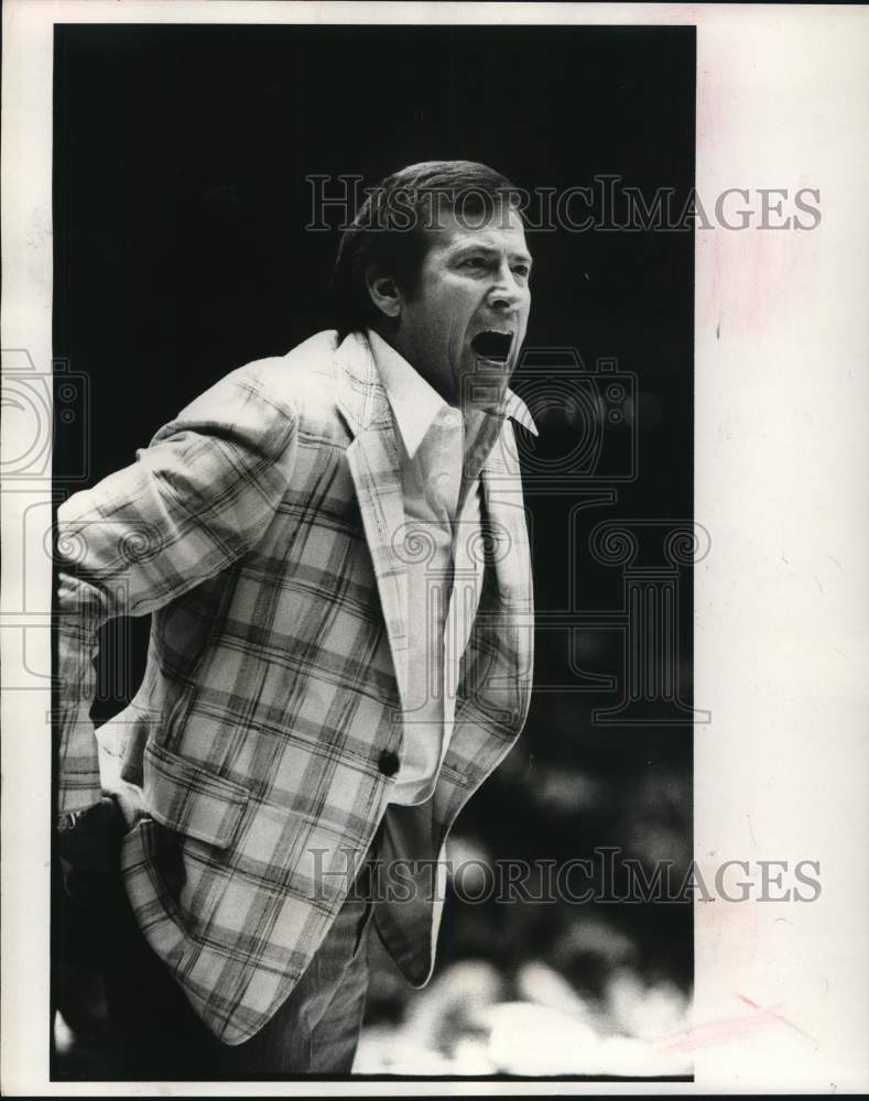 1978 Press Photo Dick Motta, Bullets Basketball - hpx02187- Historic Images