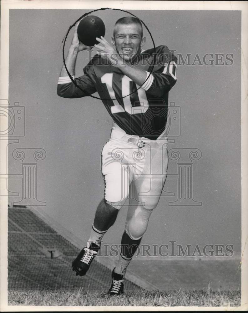 1963 Press Photo Don Trull, Baylor Football Quarterback - hpx02336- Historic Images