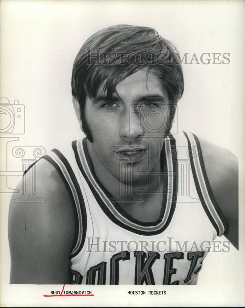 1971 Press Photo Rudy Tomjanovich, Houston Rockets Basketball - hpx02414- Historic Images