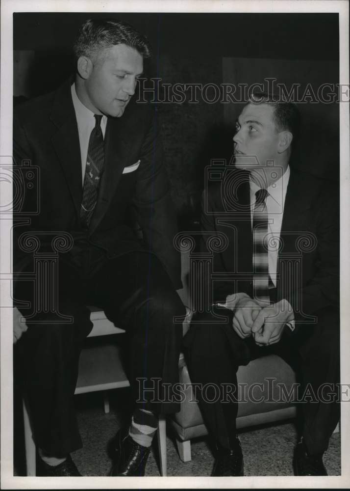 1958 Press Photo Bill Meek, Head Football of Southern Methodist University- Historic Images