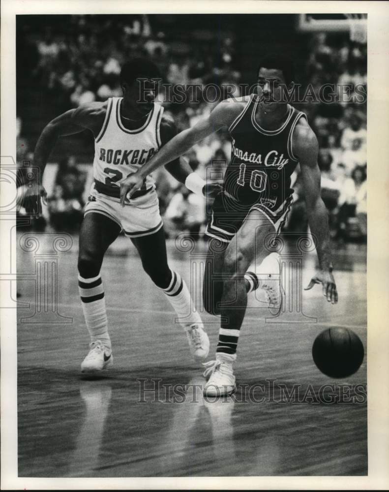 1978 Press Photo Otis Birdsong, Kansas City Kings Basketball vs. Houston Rockets- Historic Images