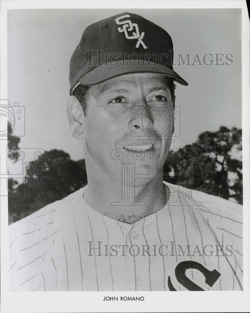 1967 Press Photo John Romano, catcher for the Chicago White Sox baseball team- Historic Images