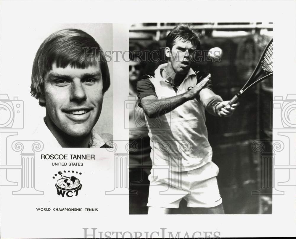 Press Photo Tennis player Roscoe Tanner - hpx04506- Historic Images