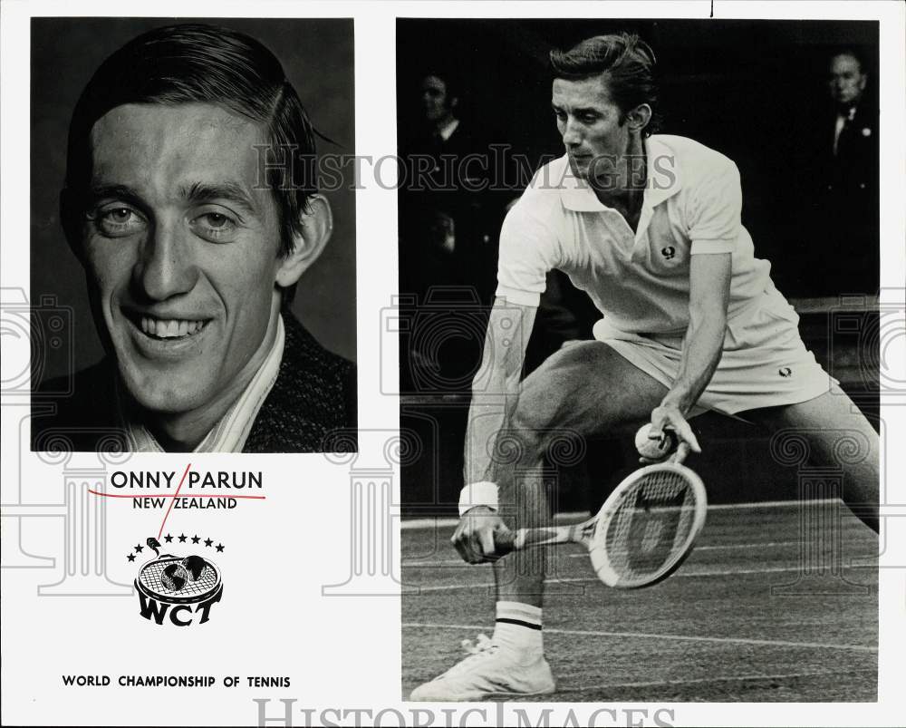 1975 Press Photo Tennis player Onny Parun of New Zealand - hpx05298- Historic Images