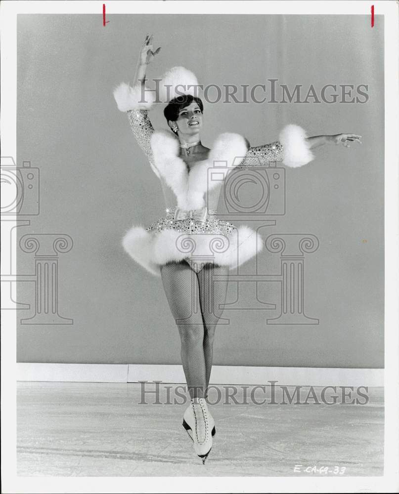 1968 Press Photo Performer with Ice Capades show - hpx06094- Historic Images