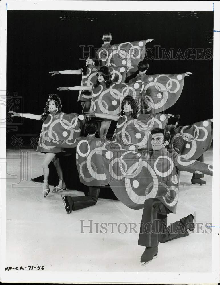 1970 Press Photo Scene from Ice Capades skating show - hpx06106- Historic Images