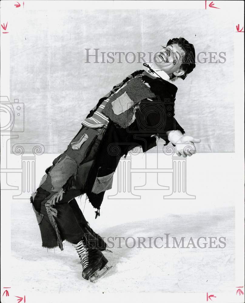 1967 Press Photo World famous clown Freddie Trenkler of the Ice Capades- Historic Images