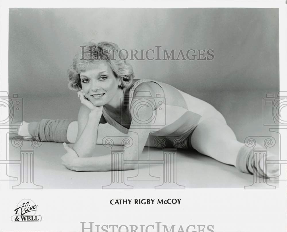 Press Photo American actress and former Olympic gymnast, Cathy Rigby McCoy- Historic Images