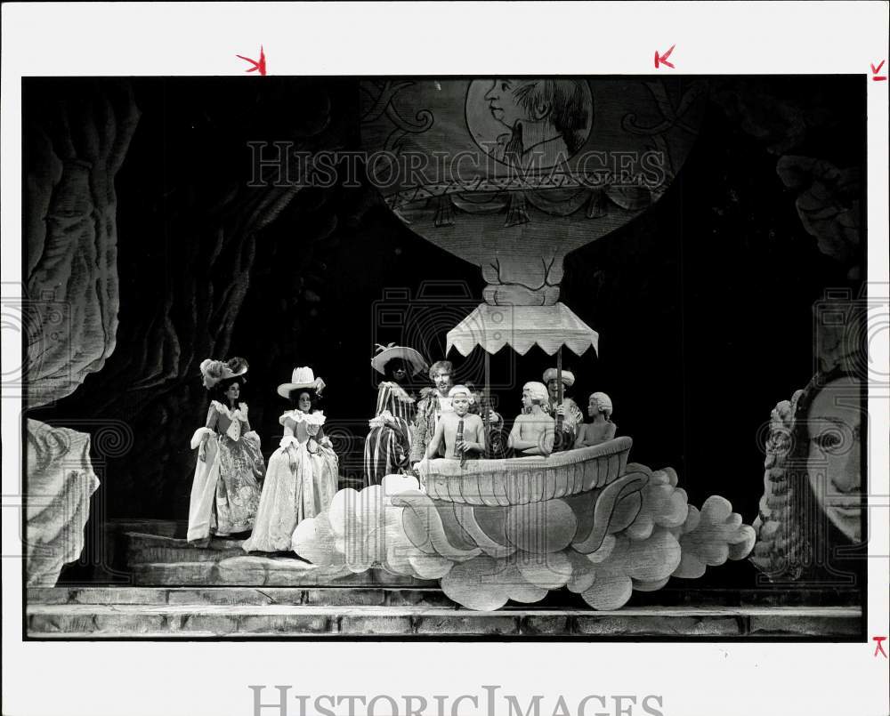 1980 Press Photo Houston Grand Opera production of Mozart&#39;s &quot;The Magic Flute&quot;- Historic Images