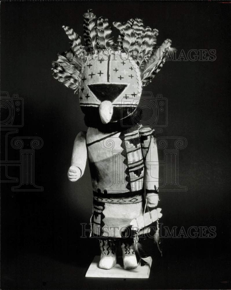 1986 Press Photo Ahul Kachina Doll featured in Native American Indian ceremonies- Historic Images