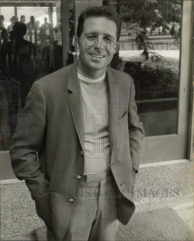 1969 Press Photo South African golf champion, Gary Player after practice tour- Historic Images