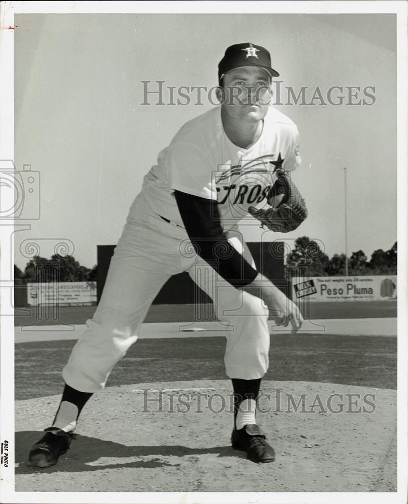 1967 Press Photo Houston Astros baseball pitcher, Howie Reed - hpx07528- Historic Images