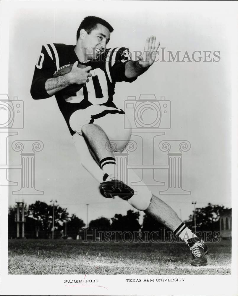 1965 Press Photo Budgie Ford, Texas A&amp;M University football player - hpx08015- Historic Images