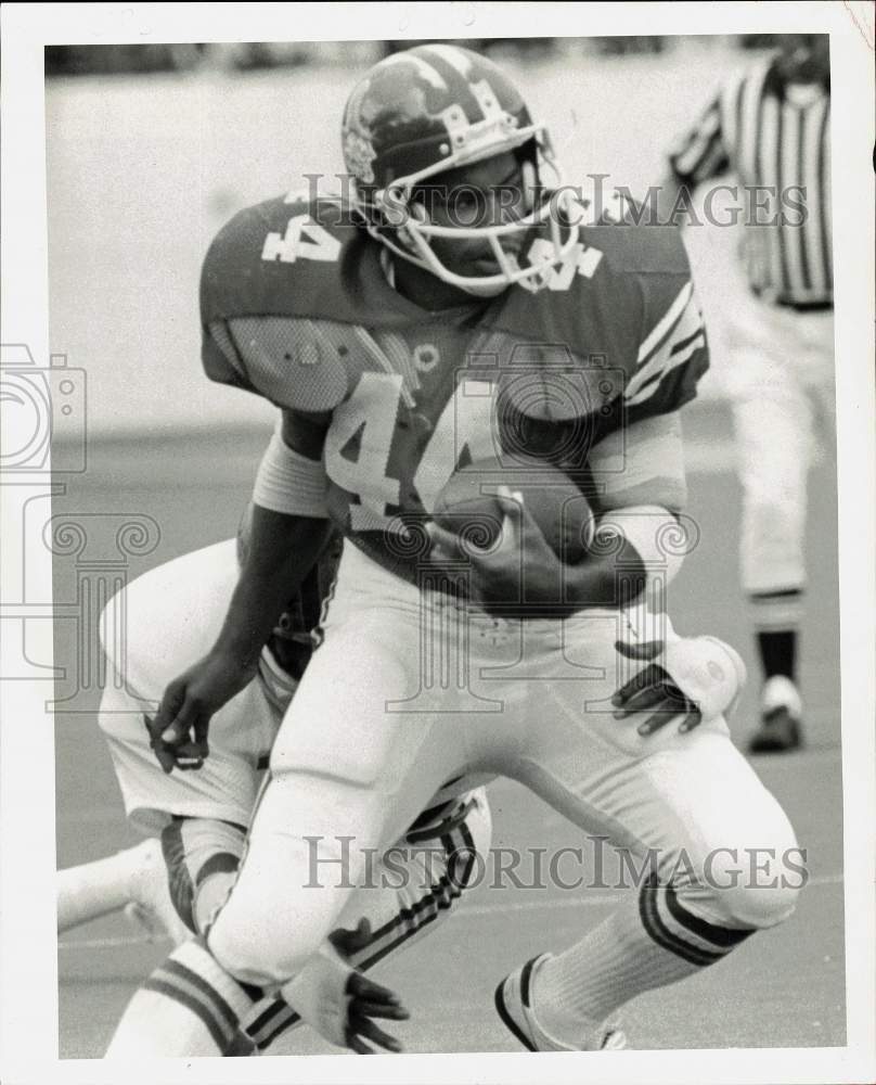 1978 Press Photo Rice University football player Earl Cooper sets up touchdown- Historic Images