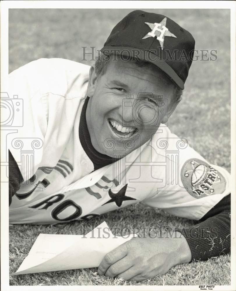 1969 Press Photo Denny Lemaster, Houston Astros baseball player - hpx09417- Historic Images