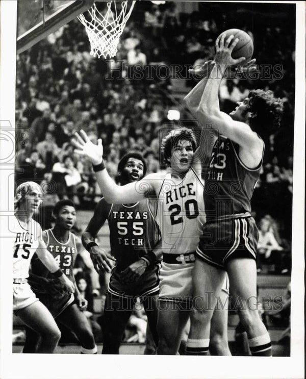 1976 Press Photo Frank Jackson in Texas Tech vs. Rice game at Autry ...