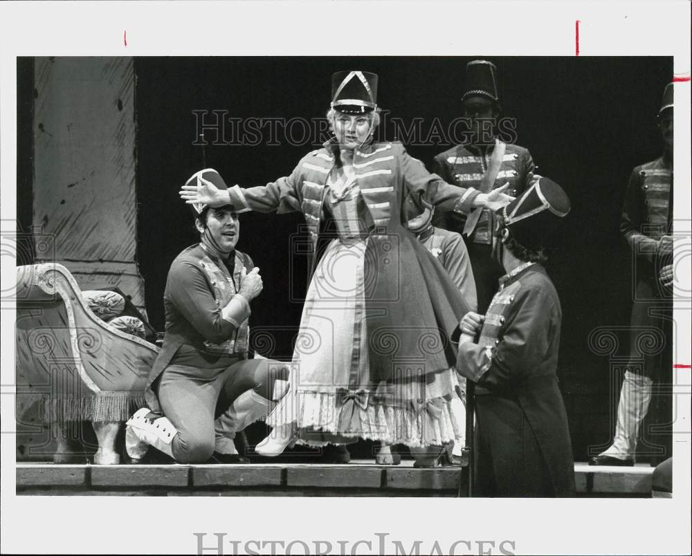 1983 Press Photo Erie Mills as Marie in The Daughter of the Regiment opera- Historic Images