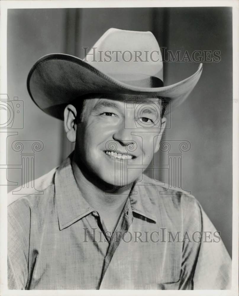 1961 Press Photo Actor Rex Allen - hpx11212- Historic Images