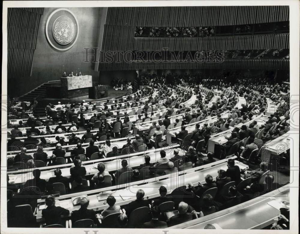 1965 Press Photo View of United Nations General Assembly. - hpx11705- Historic Images