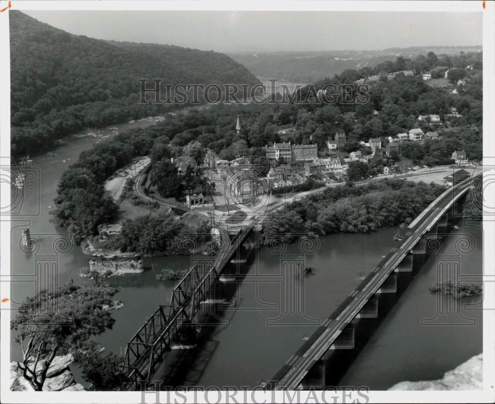 1980 Press Photo Harper&#39;s Ferry National Park, Harper&#39;s Ferry West Virginia- Historic Images