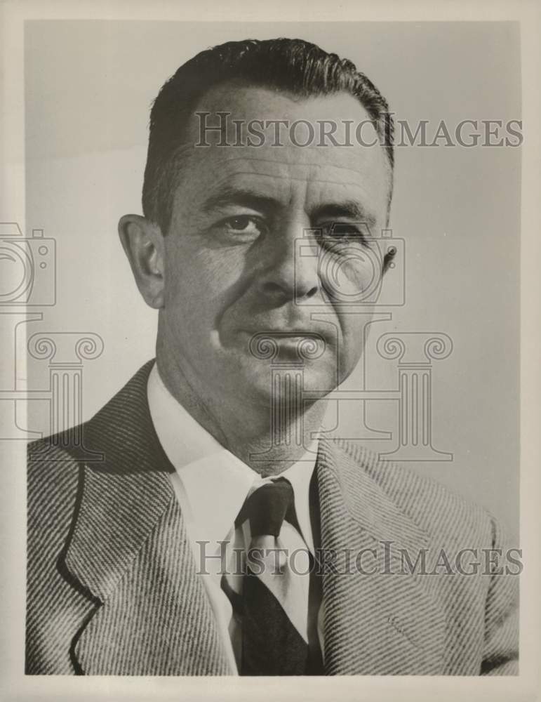 1959 Press Photo Lowell (Red) Dawson, football coach - hpx13485- Historic Images