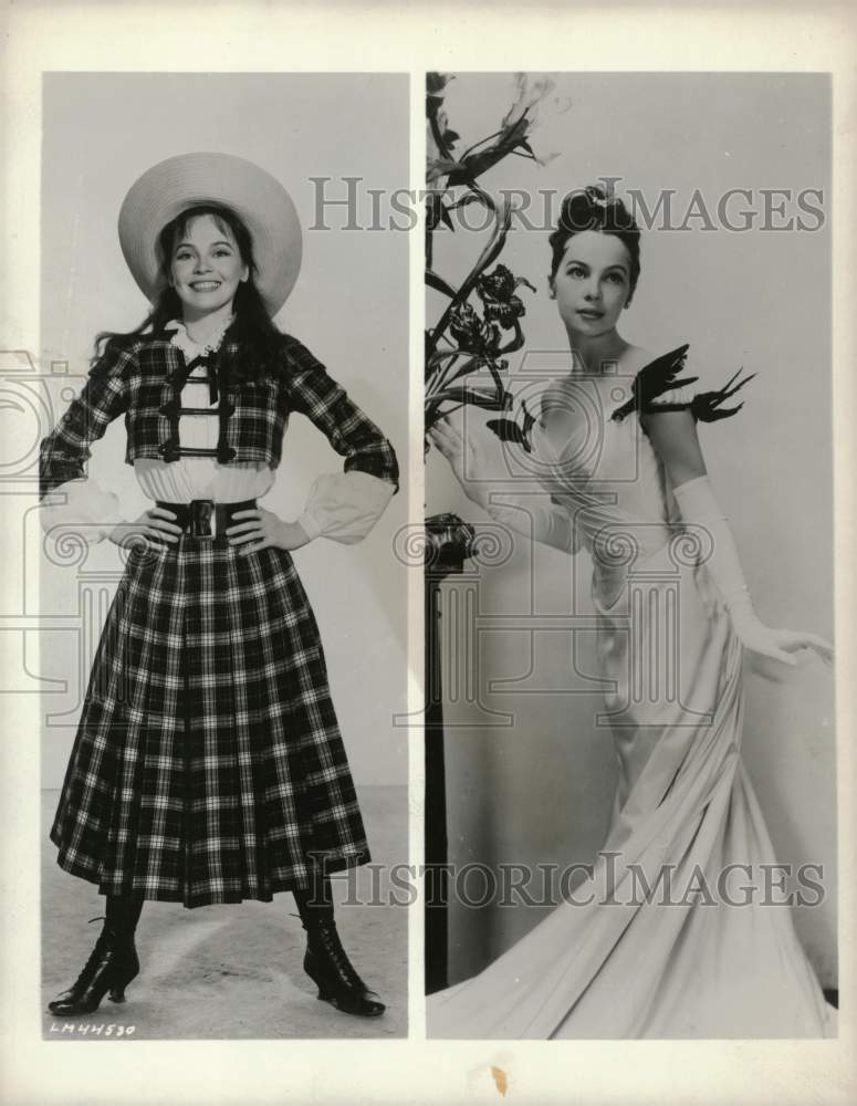 1960 Press Photo Leslie Caron in scenes from MGM&#39;s &quot;Gigi.&quot; - hpx14110- Historic Images