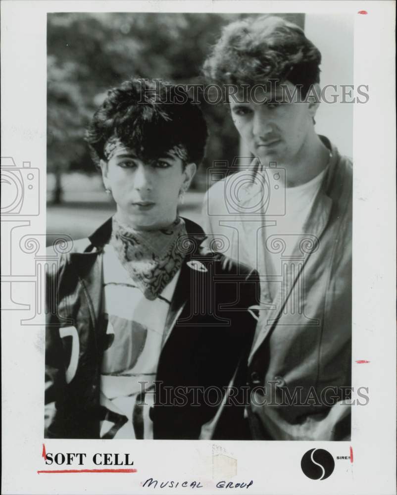 1983 Press Photo Soft Cell, singing group - hpx15941- Historic Images