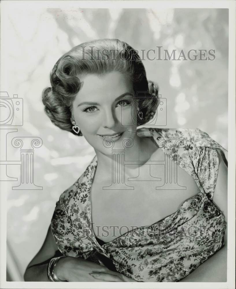 1958 Press Photo Marjorie Lord, film star - hpx16047- Historic Images