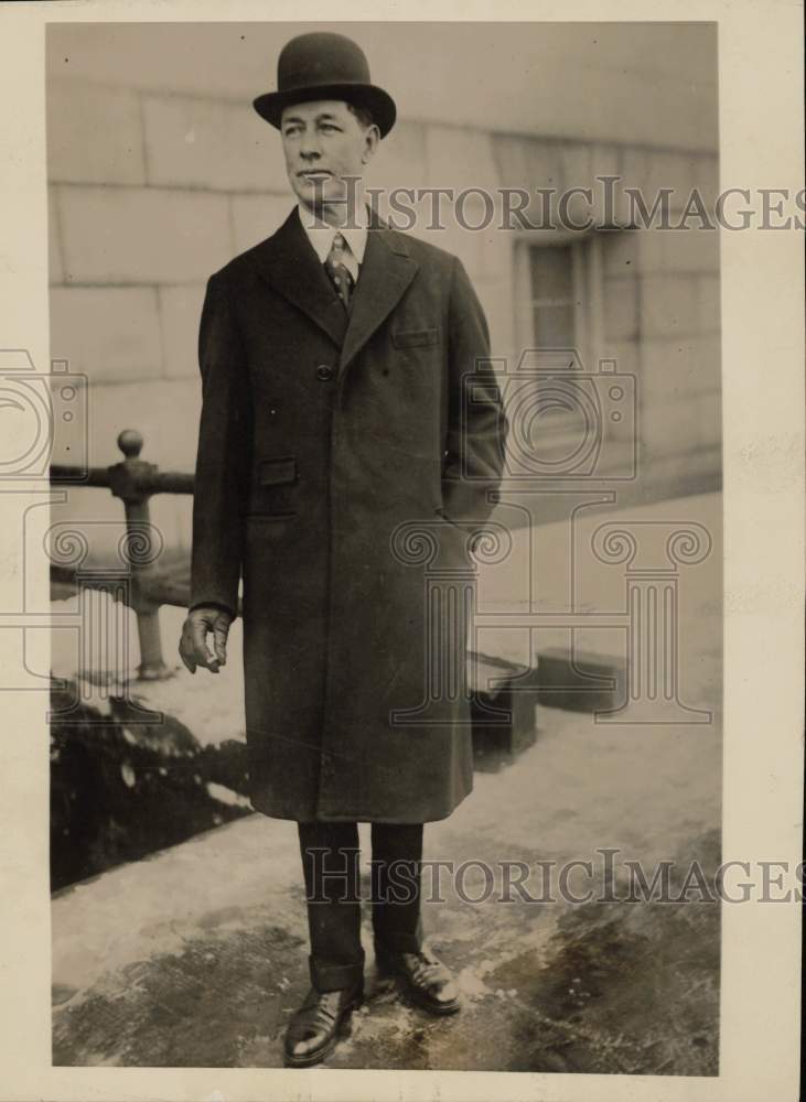 1924 Press Photo Harry Whitney appears at Senate Committee in Washington- Historic Images