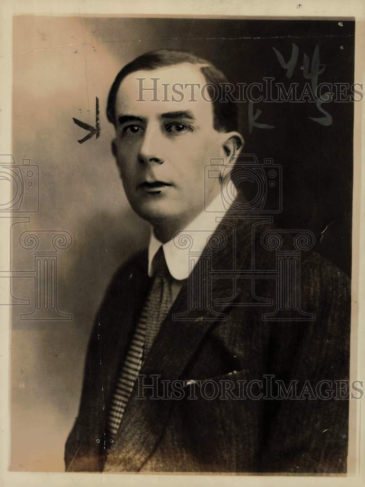 1922 Press Photo Engineer Prince Celasio Caetani of Italy - kfa07095- Historic Images