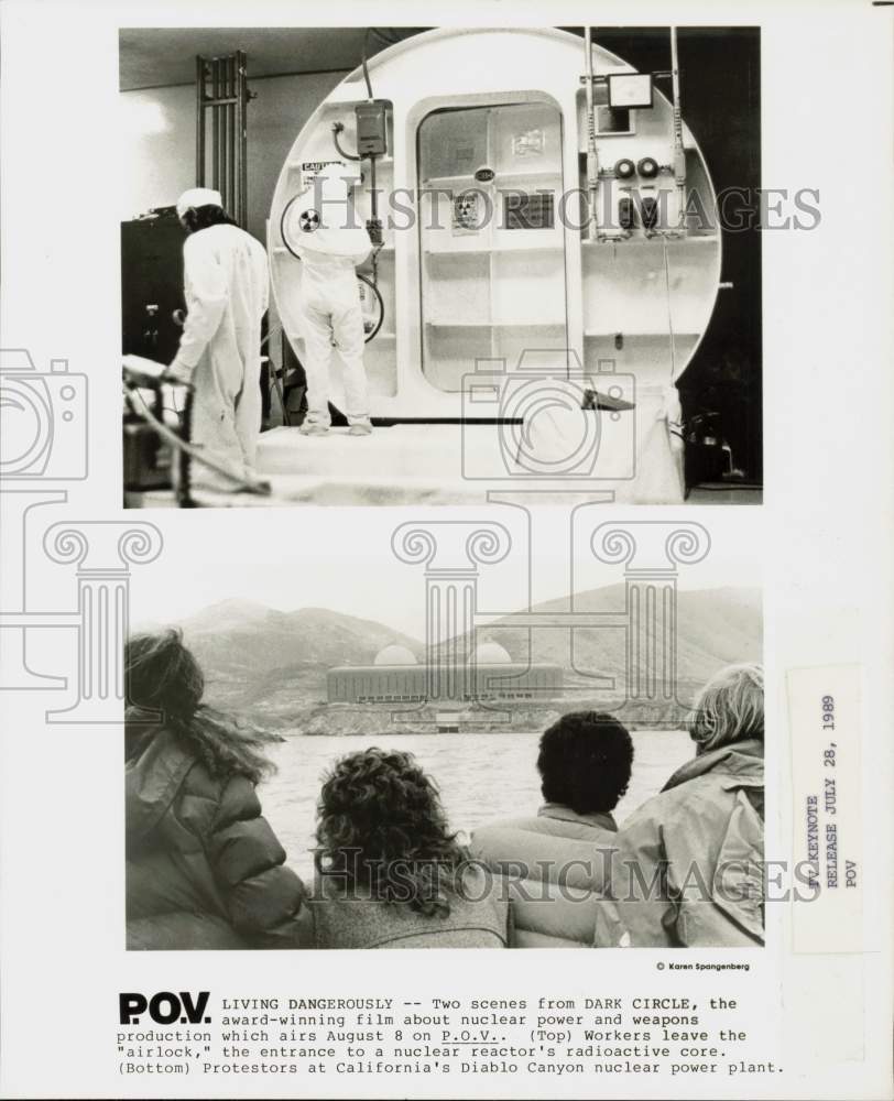 1989 Press Photo Scenes from film "Dark Circle" - kfa18530- Historic Images
