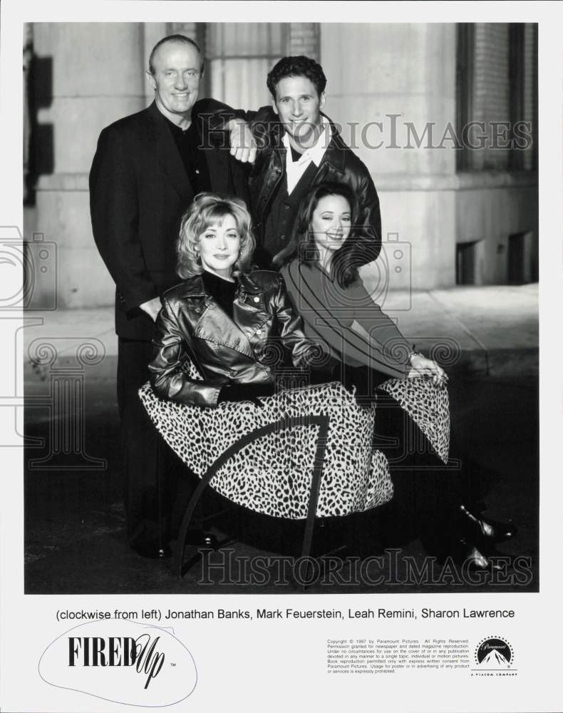 1997 Press Photo The cast of actors in the television program, &quot;Fired Up&quot;- Historic Images