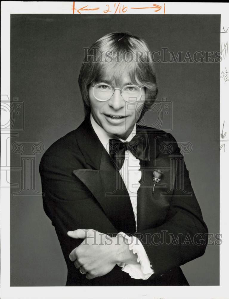 1985 Press Photo Singer John Denver - kfa35448- Historic Images