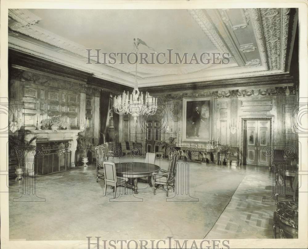 1938 Press Photo A view of the State Dining Room at the White House in Wash., DC- Historic Images