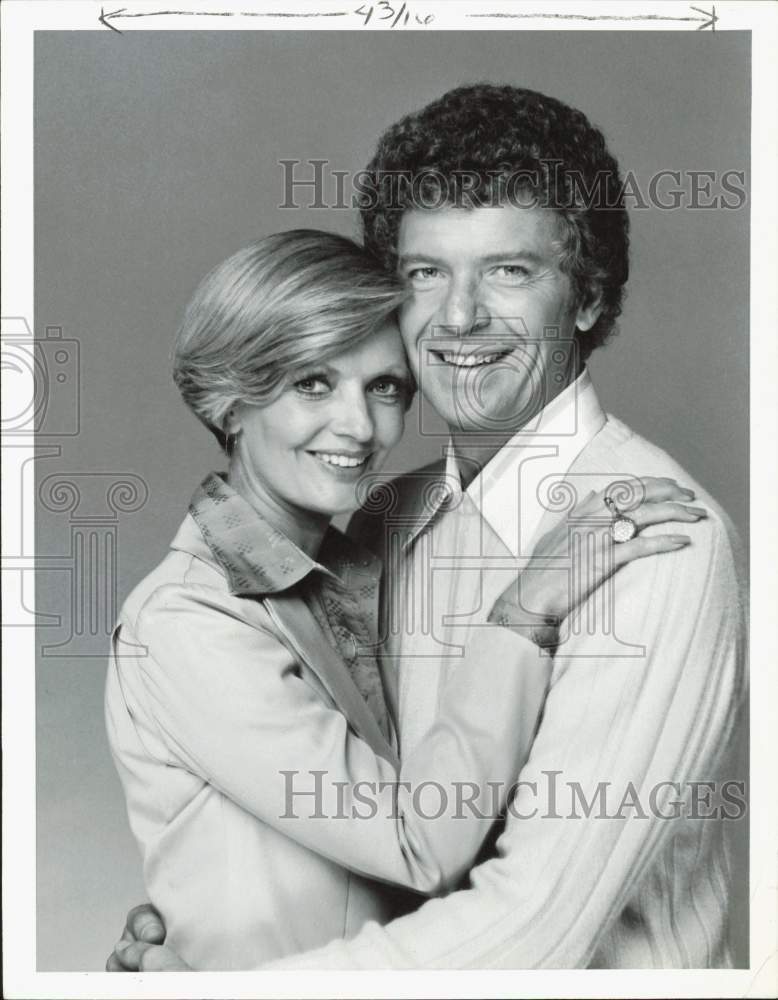 1986 Press Photo Actors Florence Henderson and Robert Reed - kfp11887- Historic Images