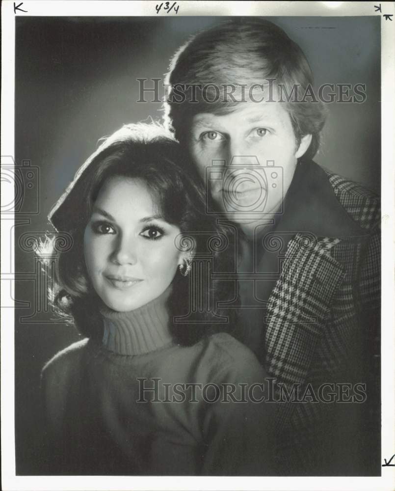 1984 Press Photo Actors Gary Collins, Mary Ann Mobley - kfp12094- Historic Images