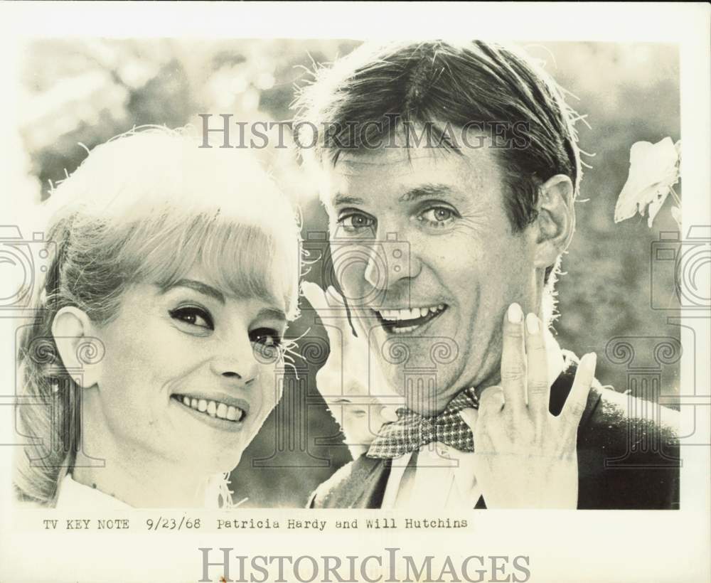 1968 Press Photo Patricia Hardy and Will Hutchins - kfp12818- Historic Images