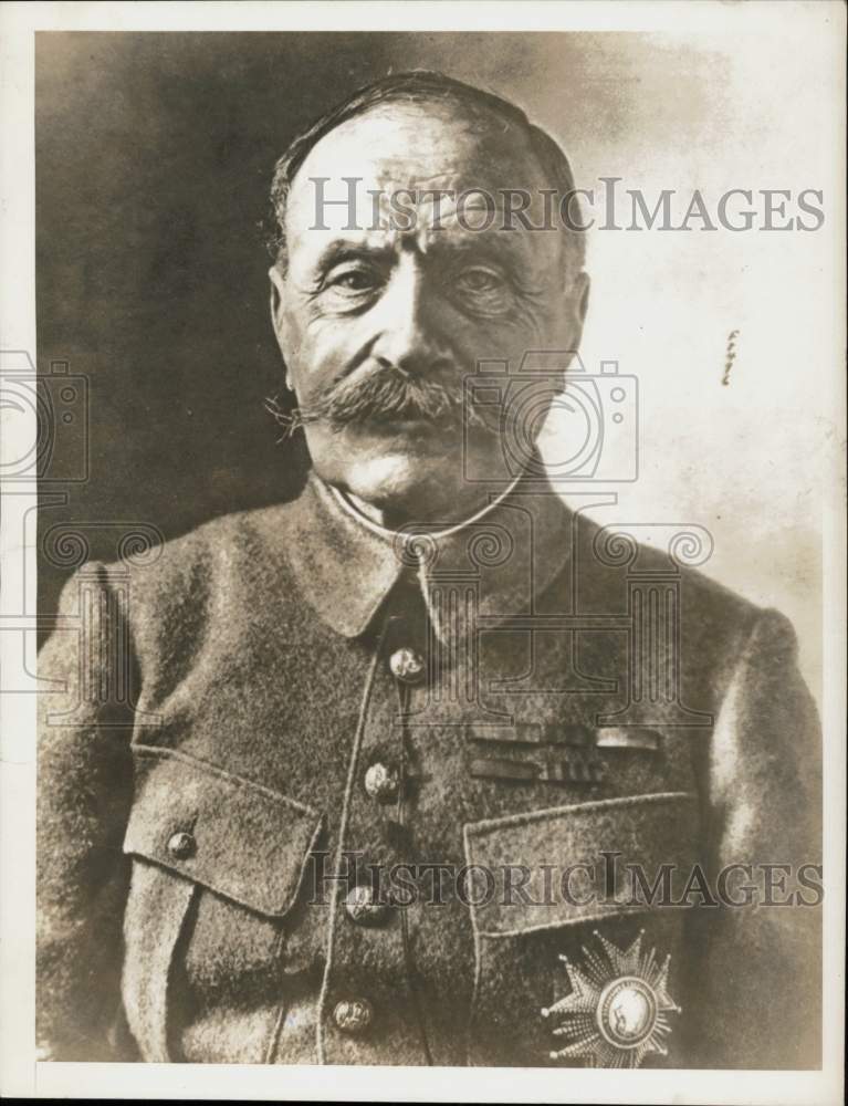 1918 Press Photo French World War I General Foch, commander of Allied forces- Historic Images