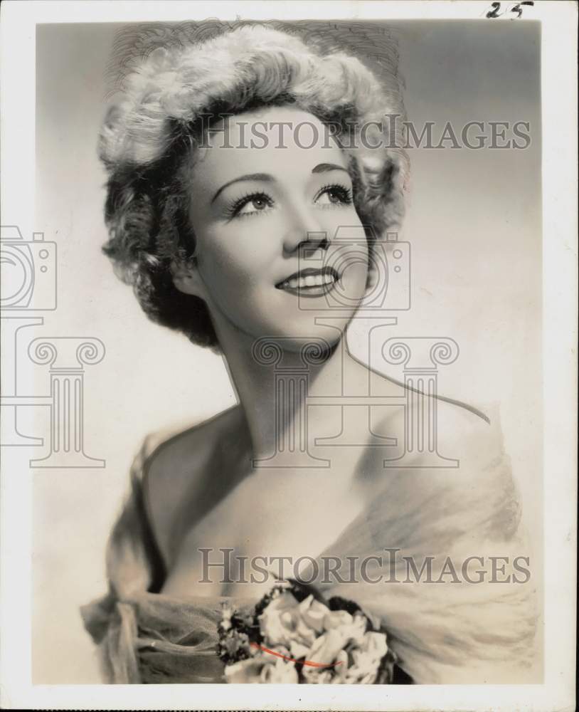 Press Photo &quot;When a Girl Marries&quot; Radio Show Performer Mary Jane Higby- Historic Images