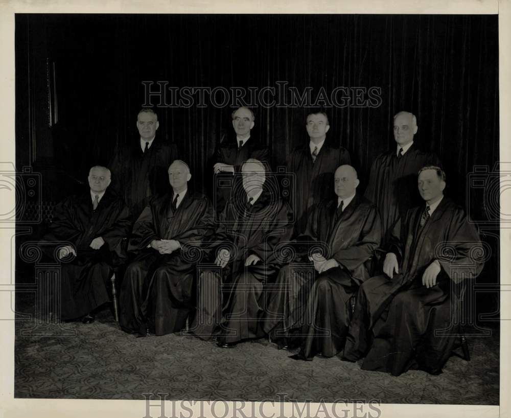 1947 Press Photo Justices Of the Supreme Court in Washington, D.C. - kfx11108- Historic Images