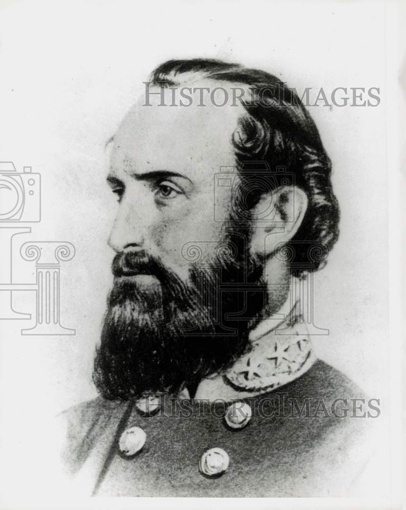 Press Photo Confederate Civil War General Stonewall Jackson - kfx13752- Historic Images