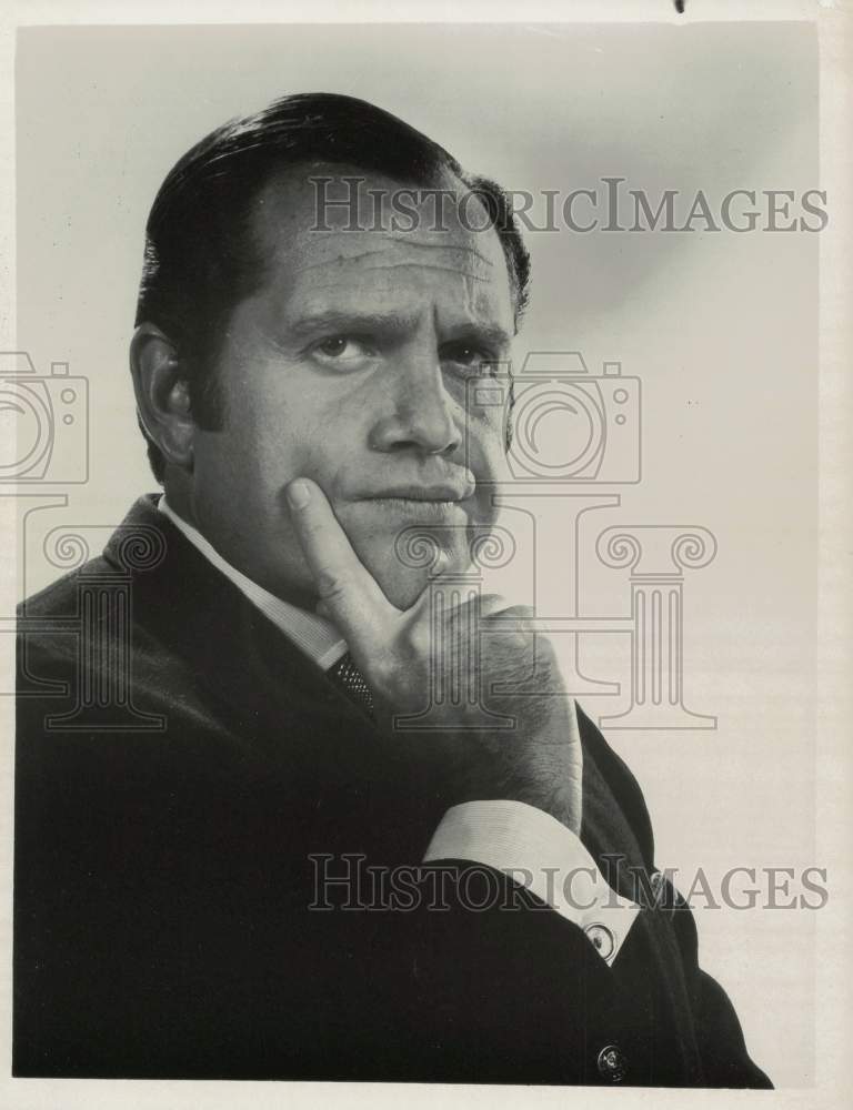 Press Photo "Kraft Music Hall" TV Series Comedian Alan King - kfx14141- Historic Images