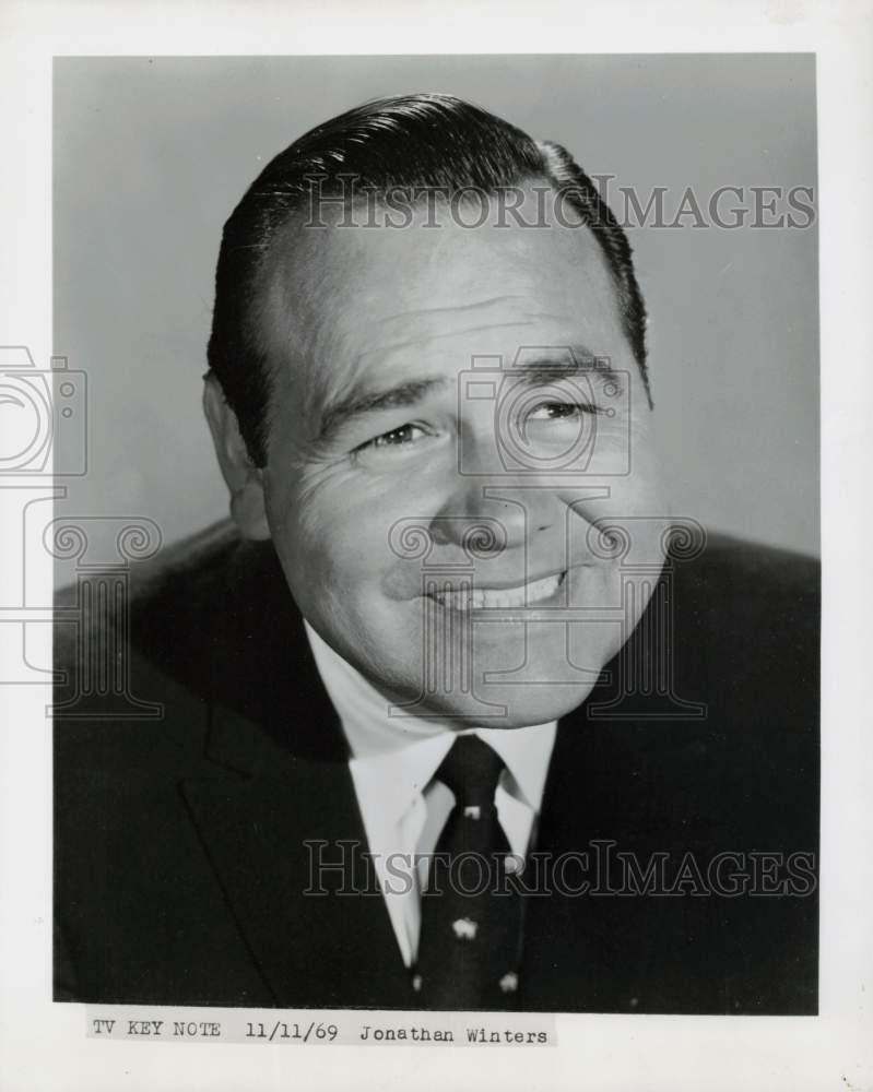 1969 Press Photo Comedian Jonathan Winters - kfx14907- Historic Images